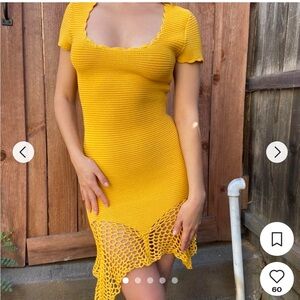 Sold out RONNY KOBO Stella Dress In Pineapple Medium